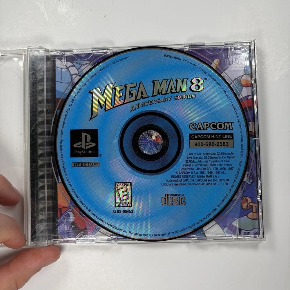 Mega Man 8 Anniversary Edition (Sony Playstation‎ 1, 1997) Game
